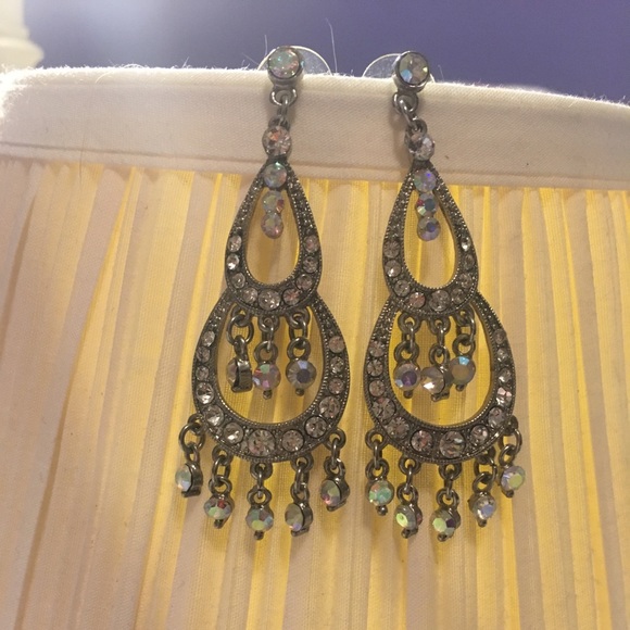 Jewelry - SOLD - Chandelier Crystal Pageant Earrings